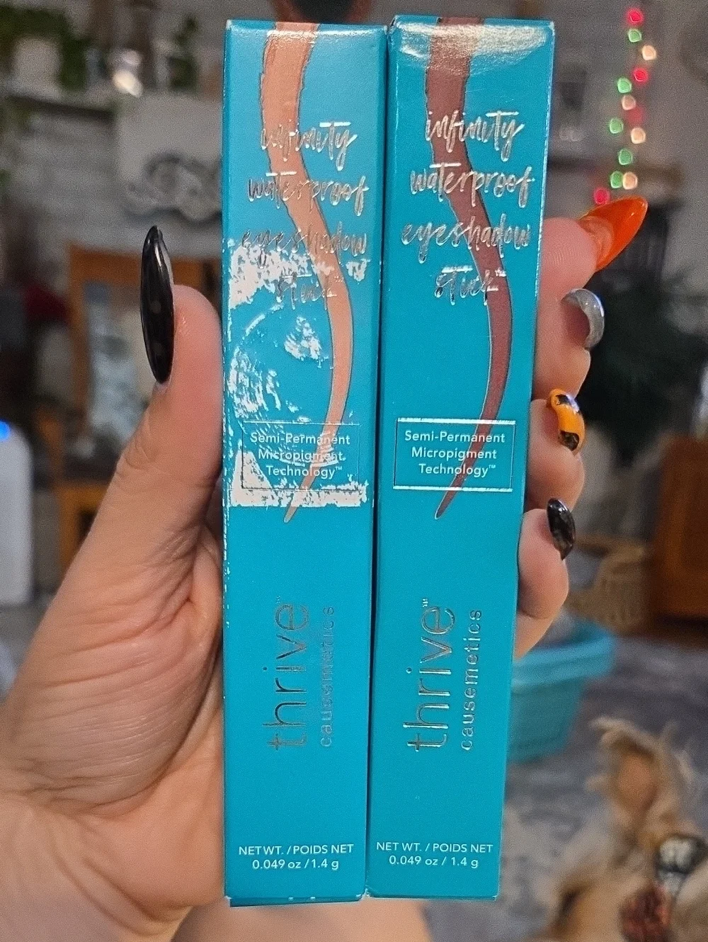 Two New Thrive Infinity Waterproof Eyeshadow Sticks- Elena & Nikki